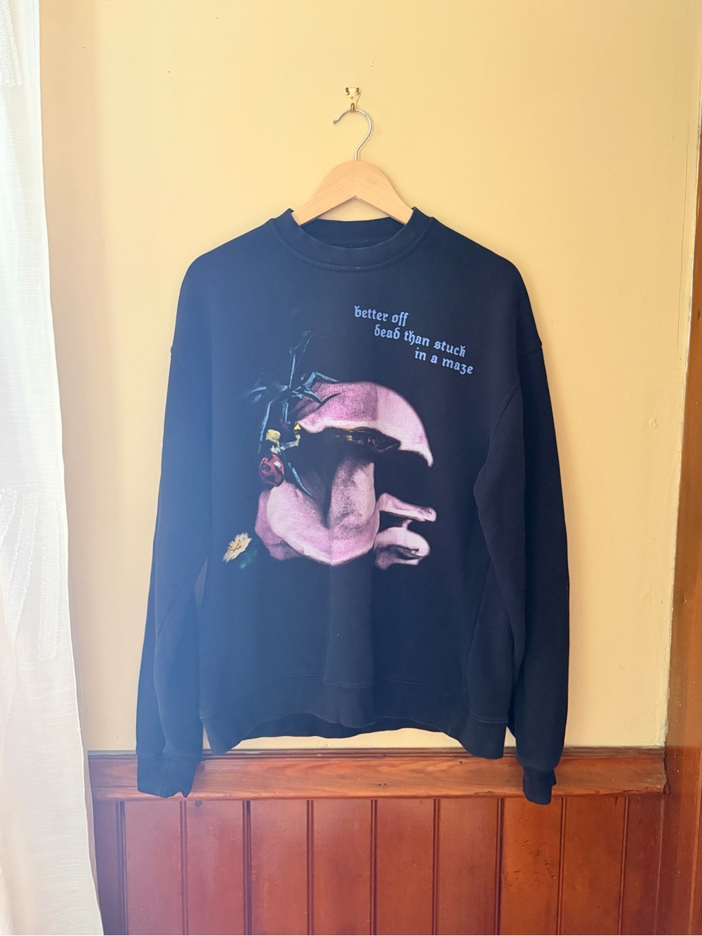 Melanie Martinez Portals Tour Black Graphic Crewneck Sweatshirt